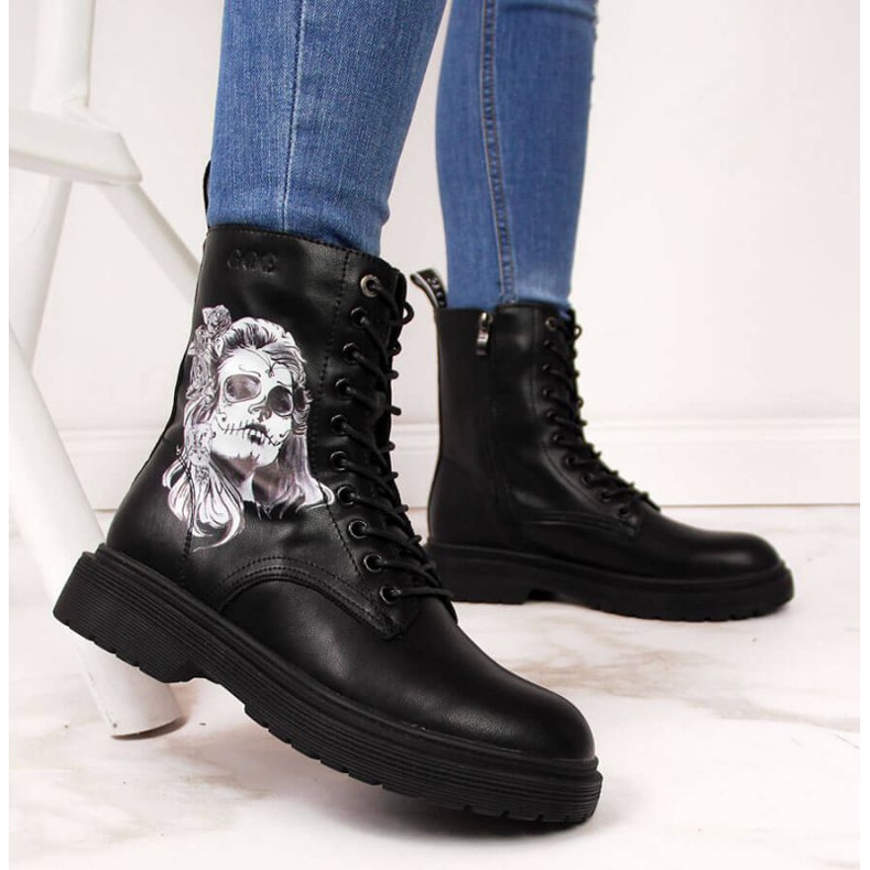 Lederstiefel Goe W II2N4046 schwarz 2