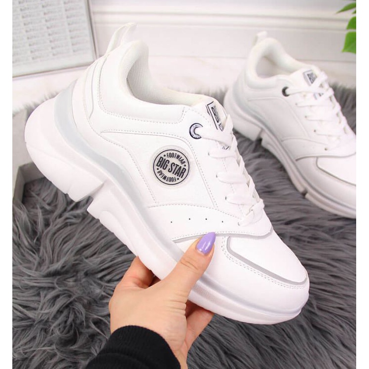 Sportschuhe auf der Plattform Big Star W II274314 weiß 1