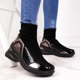 Schwarze Keilschuhe von T.Sokolski W SCA140 2