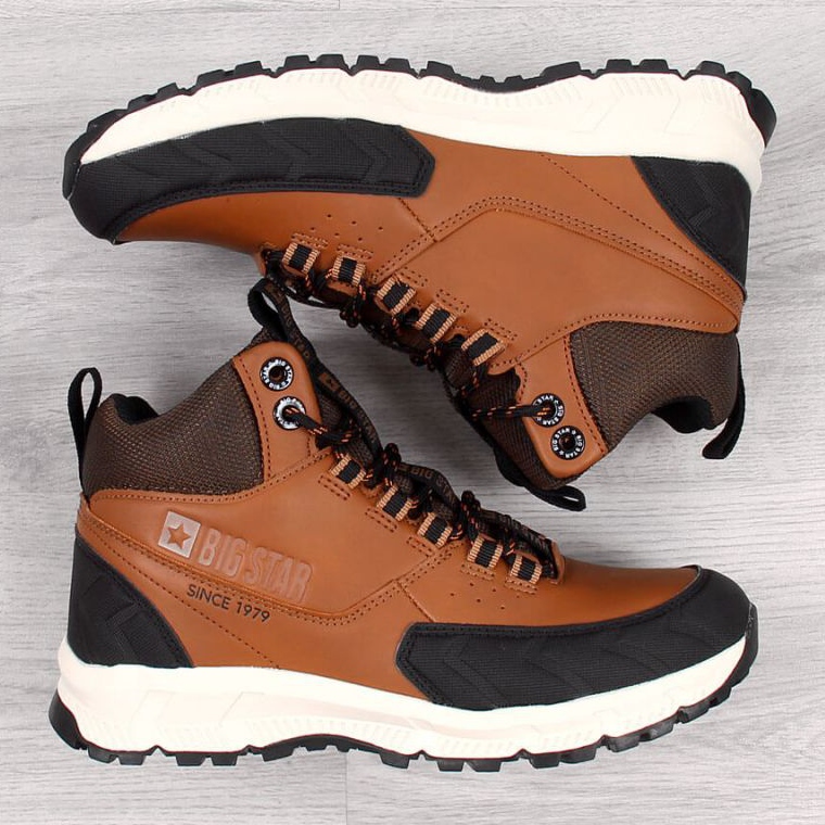 Wanderschuhe unisoliert Big Star Jr II274453 camel weiß braun 1