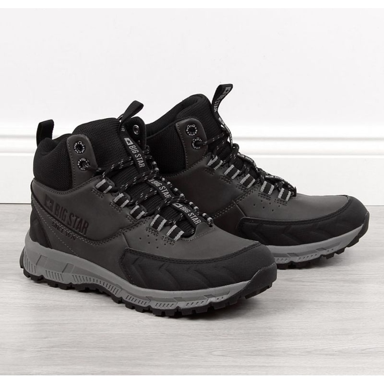 Graue Big Star M INT1624A Wanderschuhe 1