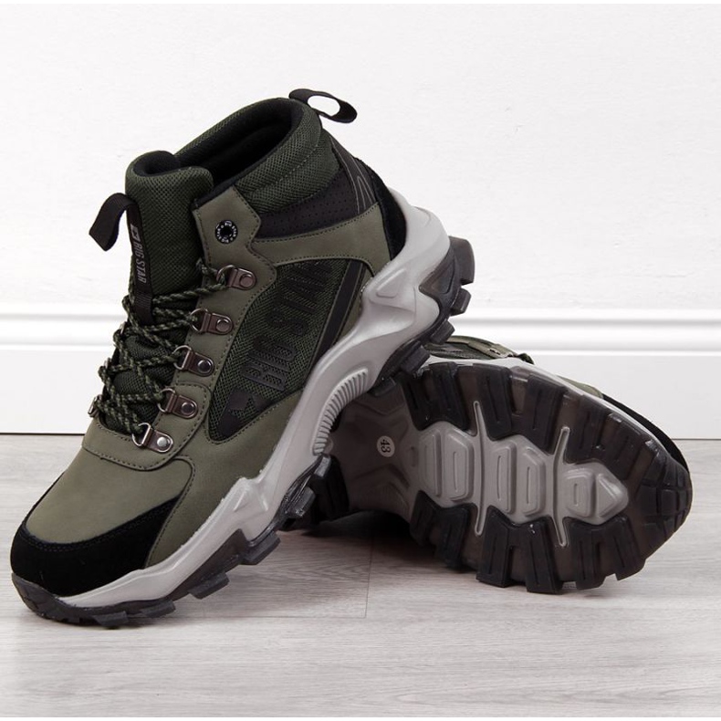 Big Star M INT1625A Khaki-Stiefel grün 1