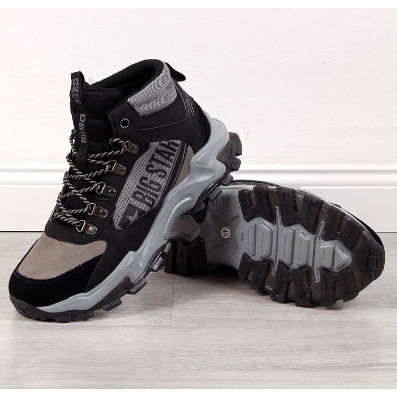 Graue Big Star M INT1625B Stiefel 1