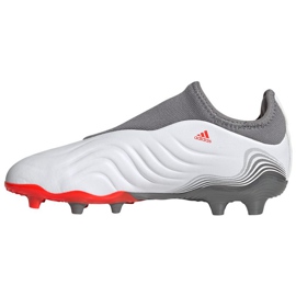 Adidas Copa Sense.3 Ll Fg Jr FY6155 Fußballschuhe grau-weiß weiß 1