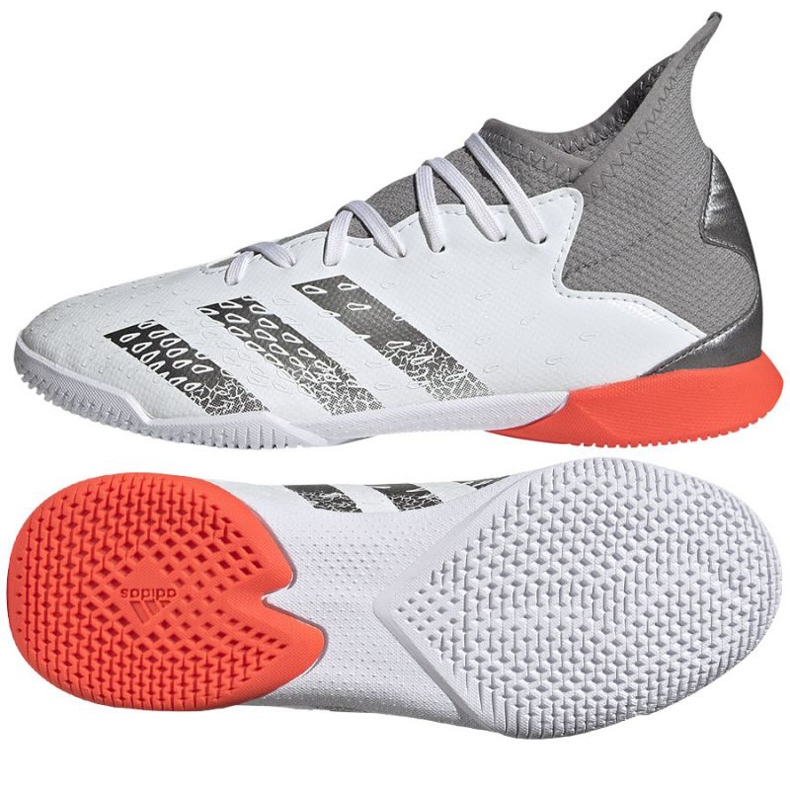 Adidas Predator Freak.3 In Jr FY6286 Fußballschuhe grau-weiß weiß 1