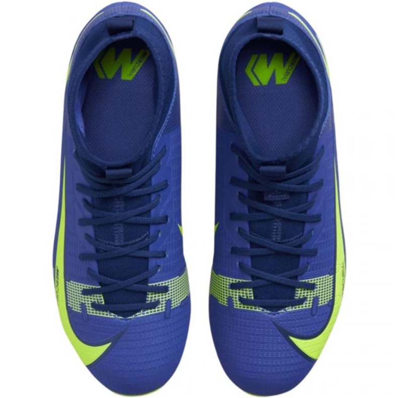 Nike Mercurial Superfly 8 Academy FG / MG Jr CV1127 474 Fußballschuhe königlich, grün blau 1
