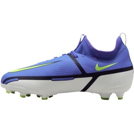 Nike Phantom GT2 Academy Df FG / MG Jr DC0813 570 Fußballschuhe blau grau blau 1
