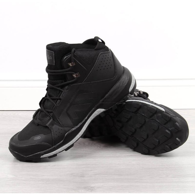 Hohe Trekkingschuhe Filippo M PAW304A schwarz 1