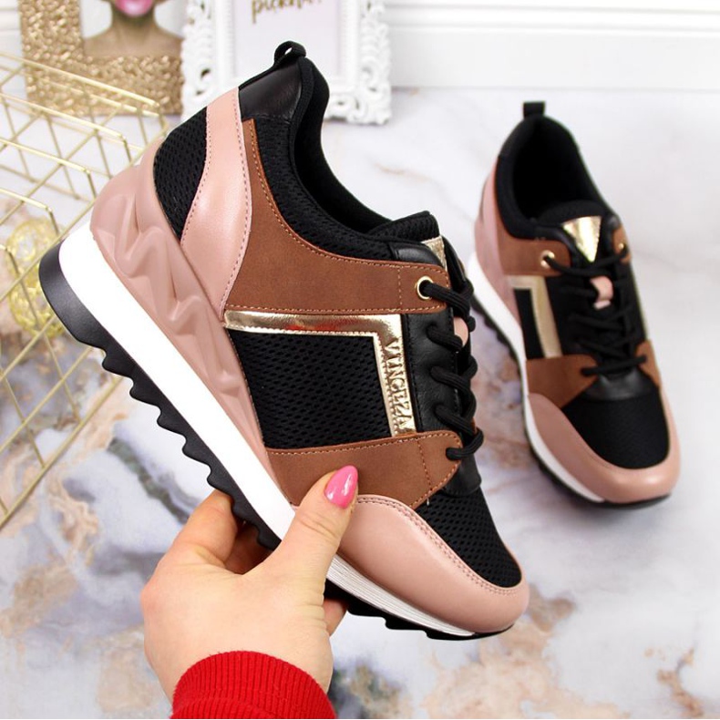 Wedge Snakers W Vinceza JAN61 schwarz mehrfarbig 1