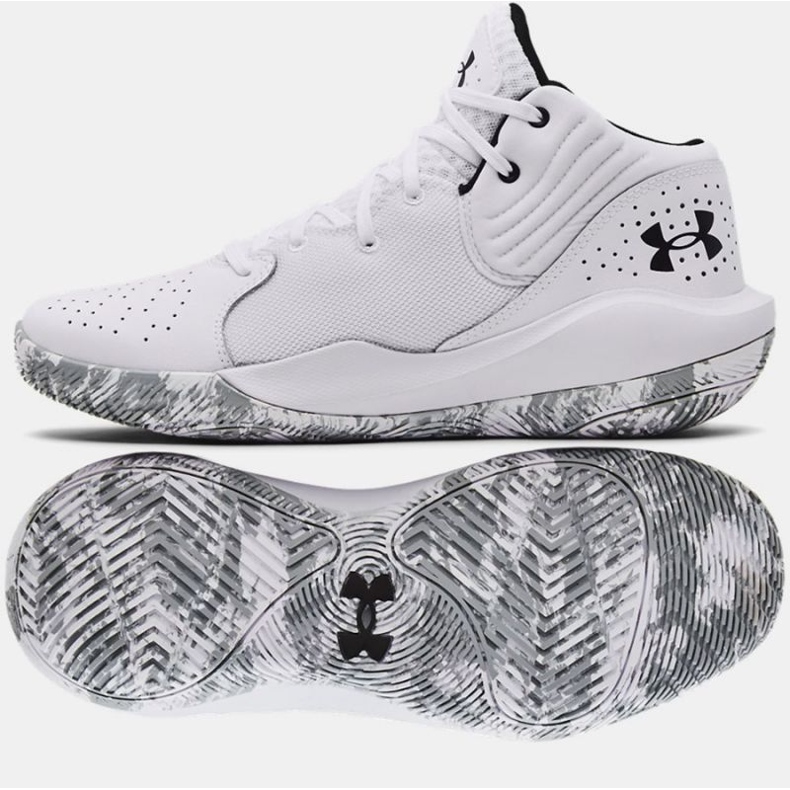 Under Armour Jet 21 Basketballschuhe 3024260 103 weiß weiß 1