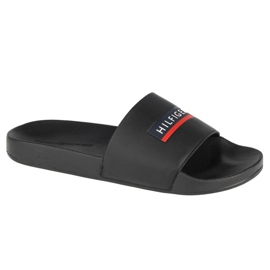 Tommy Hilfiger Seasonal Geprägte Badelatsche M FM0FM03792-BDS schwarz 2