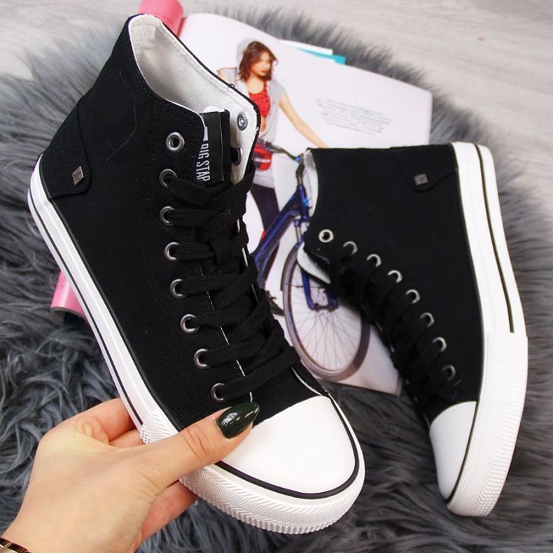 High-Top-Sneaker Big Star W DD274330 schwarz 1