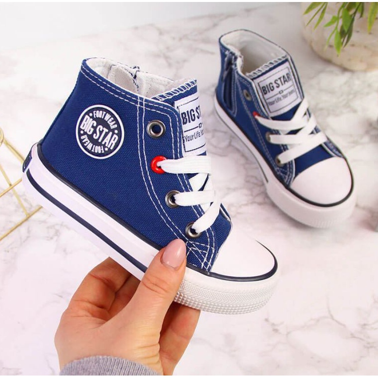 Turnschuhe mit Reißverschluss Big Star Jr HH374085 marineblau 1