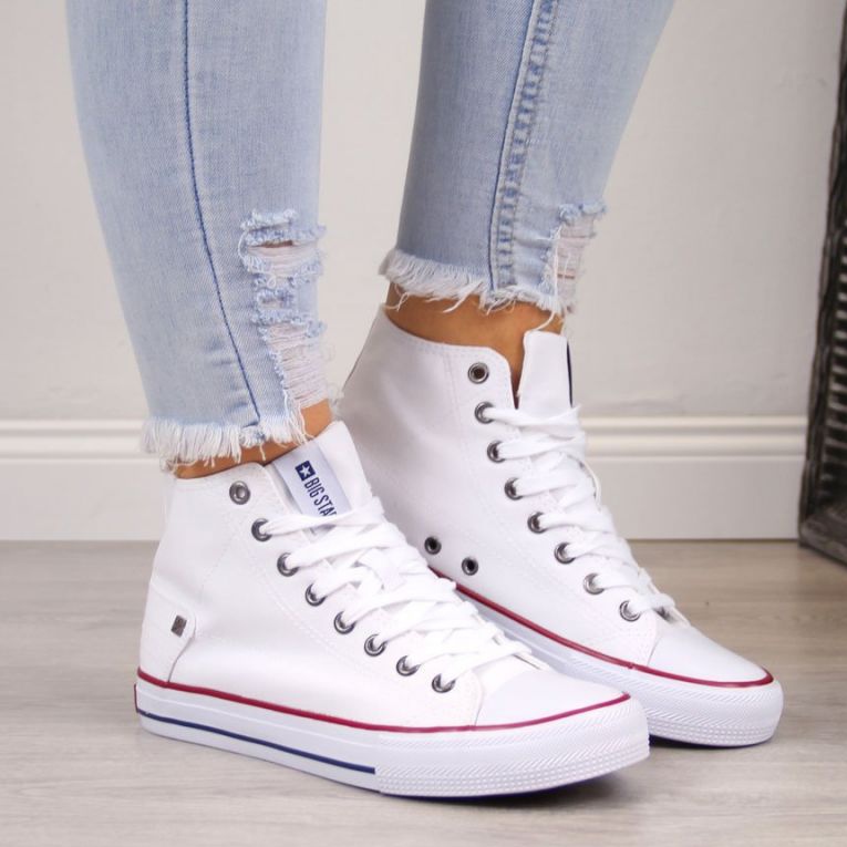 High-Top-Sneaker Big Star W DD274332 weiß 2