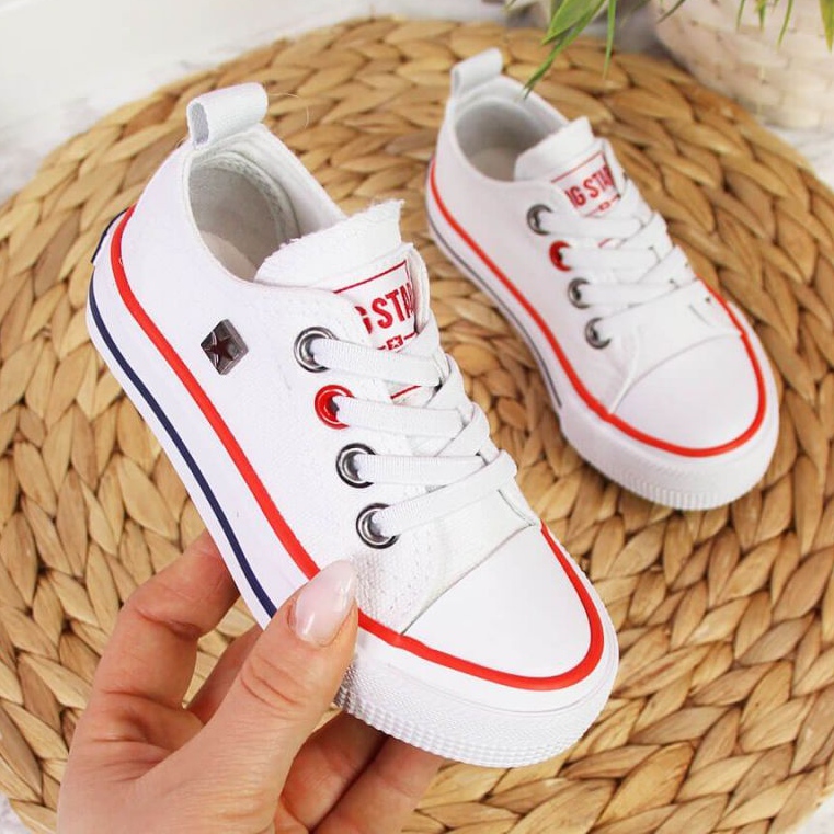 Turnschuhe Big Star Jr HH374089 weiß braun 1