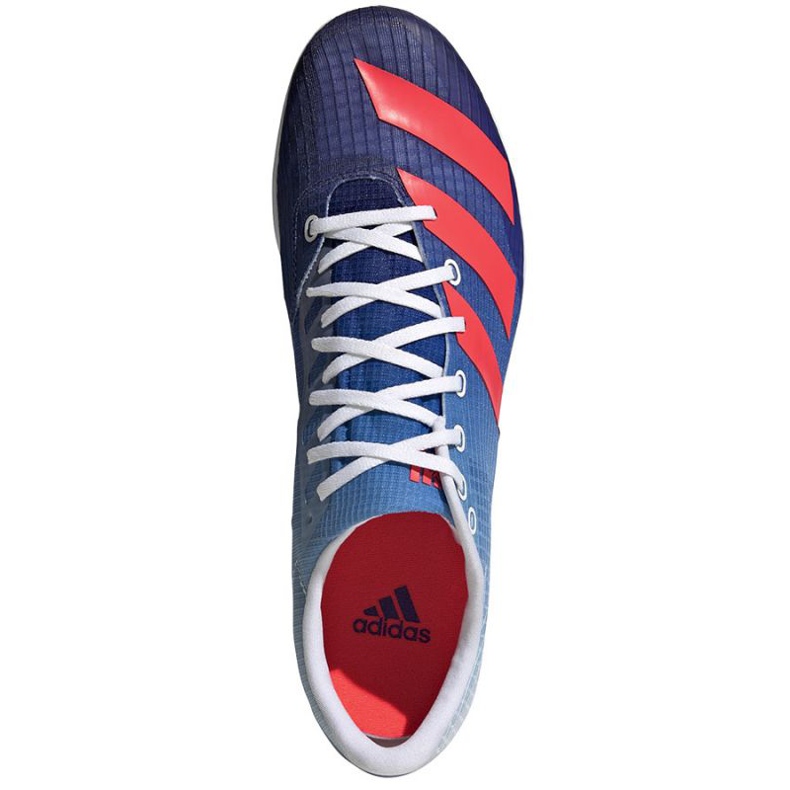 Adidas Distancestar M GY0946 Laufspikes rot blau 1