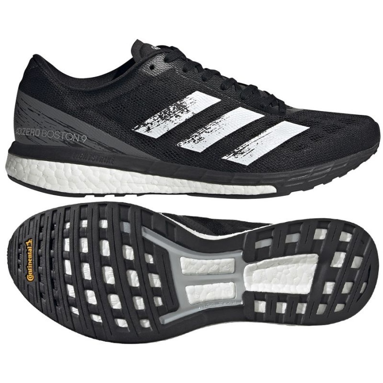 Adidas Adizero Boston 9 M GY6547 Laufschuhe weiß schwarz 1
