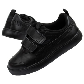 Puma Courtflex Kleinkinder 371543 06 schwarz 1