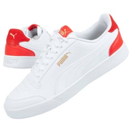Puma Shuffle M 309668 06 weiß rot 1