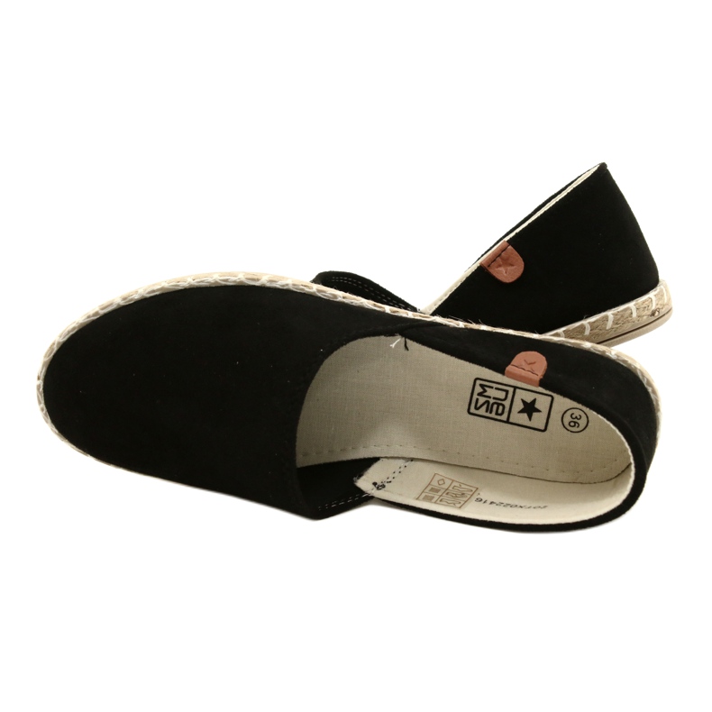 Schwarze Espadrilles für Damen News 20TX022416 9