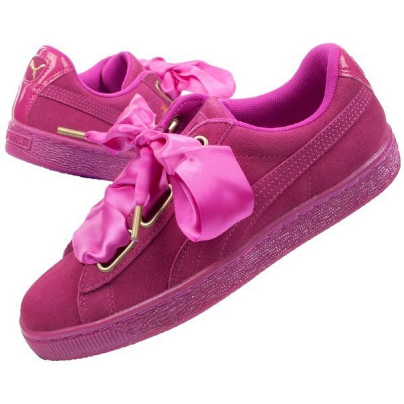 Puma Suede Heart Satin W 362714 01 rosa 1