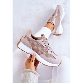 Klassische Sportschuhe Beige Patrice gebunden 1