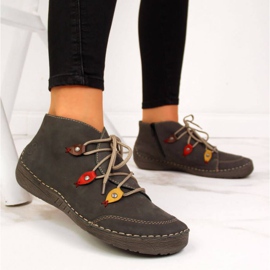 Graue isolierte Stiefel W Rieker 52542-42 2