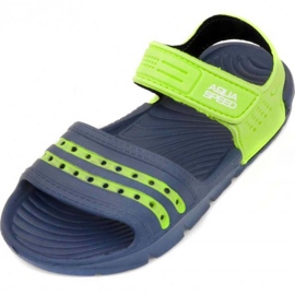 Aqua-speed Noli Sandalen navy green Kids col. 48 blau 2