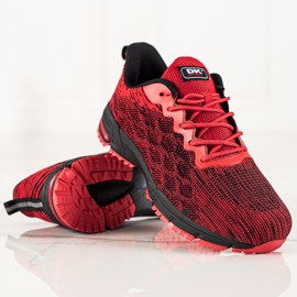 DK Herrenschuhe schwarz rot 2