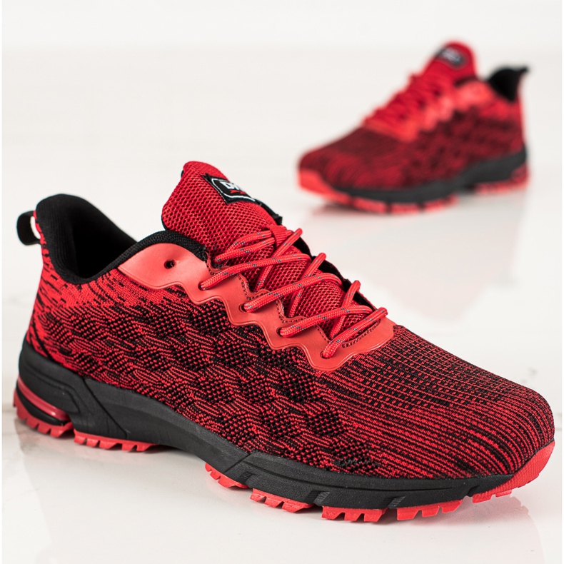 DK Herrenschuhe schwarz rot 1