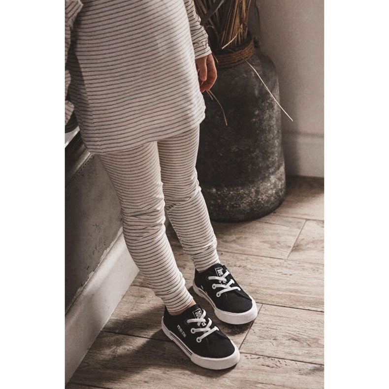 Schwarze Big Star JJ374169 Slip-On Sneakers 2