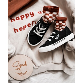 Schwarze Big Star JJ374169 Slip-On Sneakers 1