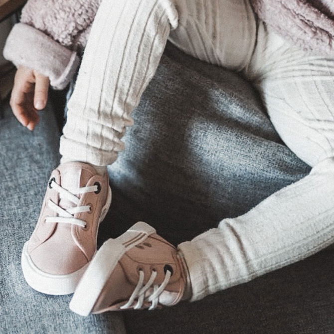 Turnschuhe Slip Big Star JJ374166 Hellrosa 1