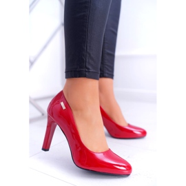 Damen Pumps Lack Sergio Leone Campbell rot 1