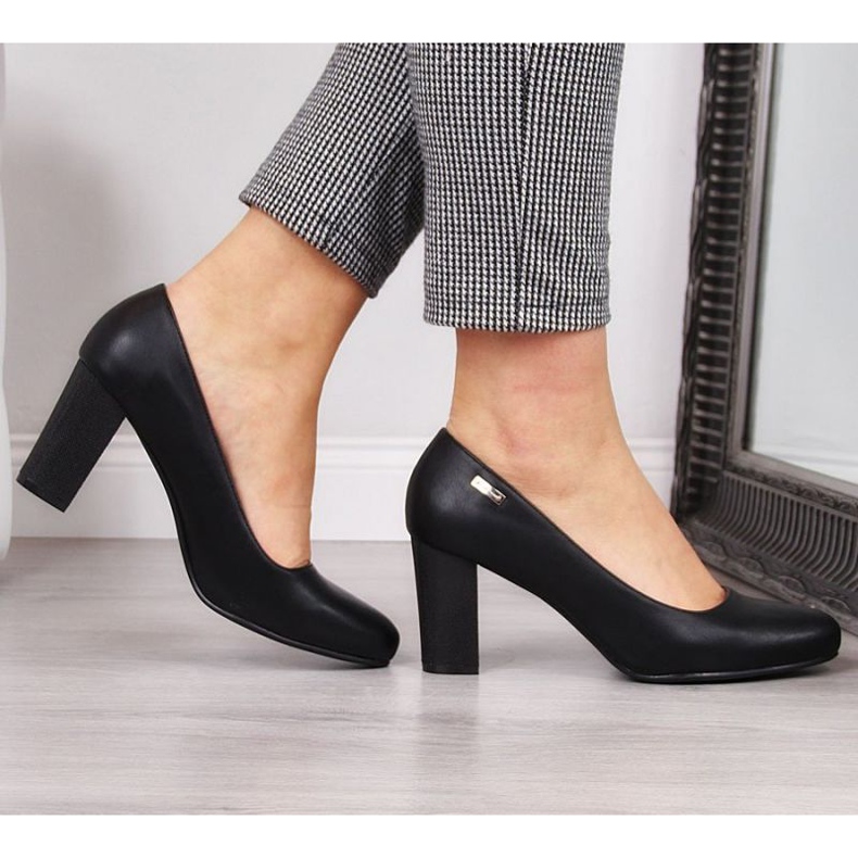 Sergio Leone W SK193A schwarz Pumps 2