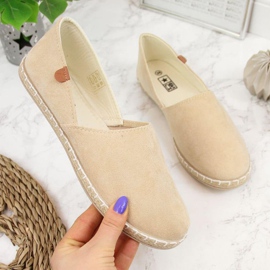 Espadrilles mit Aussparungen News W EVE270B beige 1