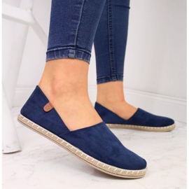 Espadrilles mit Aussparungen News W EVE270C navy blau marineblau 2
