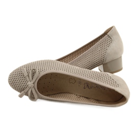 Damenpumps Caprice 22500-28 beige silber- 6