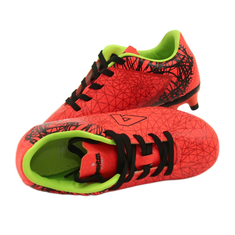 American Club Sportschuhe für Herren American 160701 orange schwarz 6