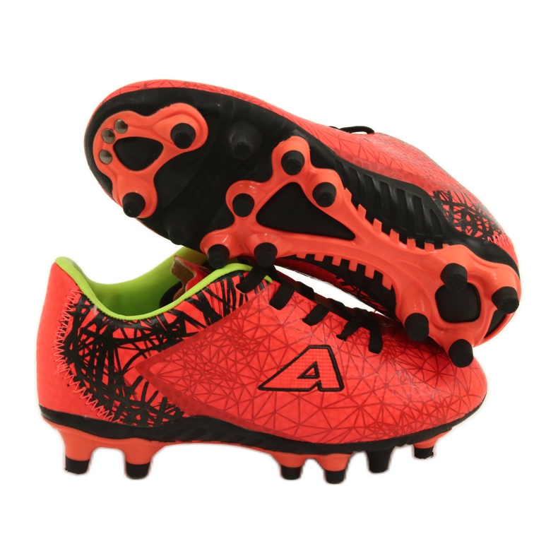 American Club Sportschuhe für Herren American 160701 orange schwarz 5