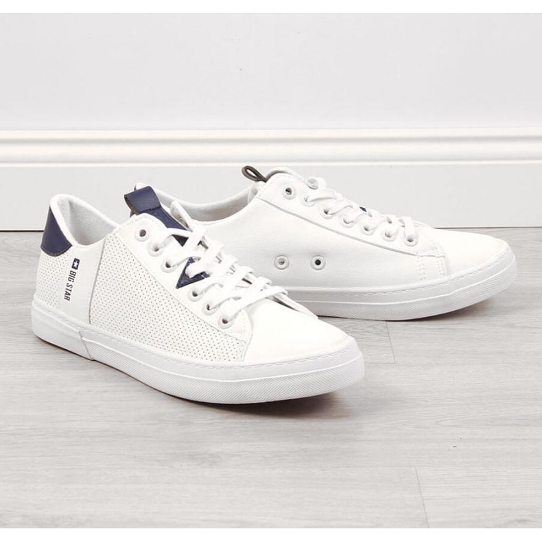 Low-top Kunstleder Big Star M JJ174226 weiß 1