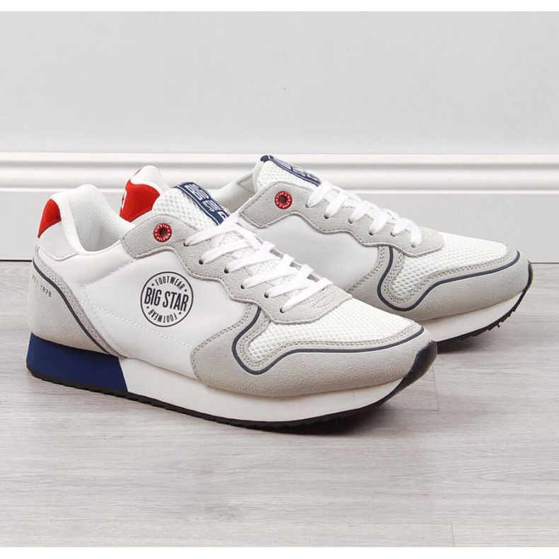 Big Star M JJ174141 weiße Sportschuhe grau 1