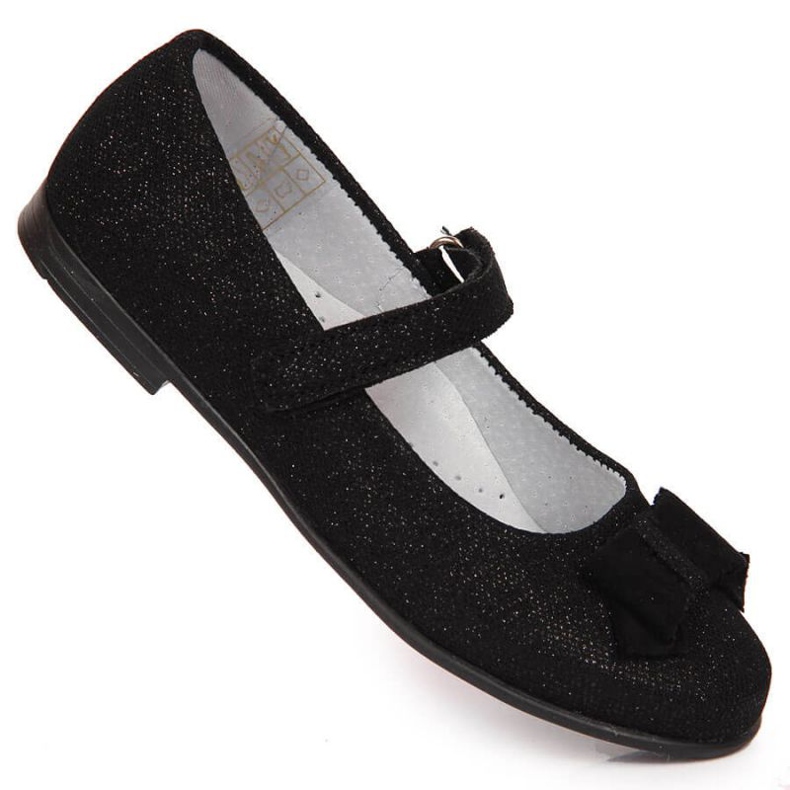 Ballerinas mit Klettverschluss Kornecki Jr 6802 schwarz 1