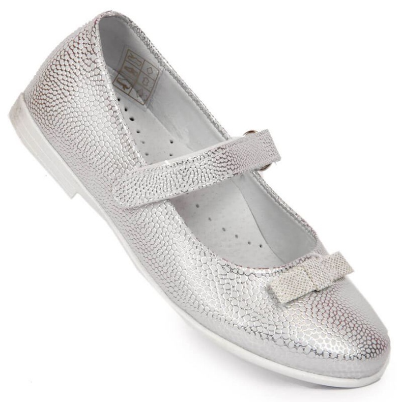Kommunion Ballerinas Kornecki Jr. 6493 Silber 1