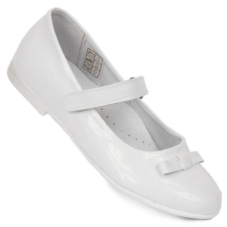 Kommunion Ballerinas Kornecki Jr 6493 weiß 1
