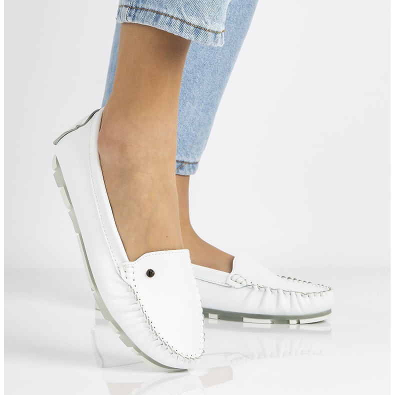 Damen-Lederschuhe Filippo DP2037 Weiß 6