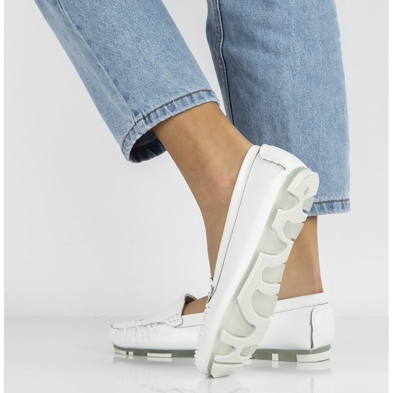 Damen-Lederschuhe Filippo DP2037 Weiß 7