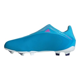 Adidas X Speedflow.3 Ll Fg Jr GW7497 Fußballschuhe blau blau 1