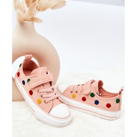 Kinderturnschuhe mit Klettverschluss Big Star JJ374054 Pink rosa 2