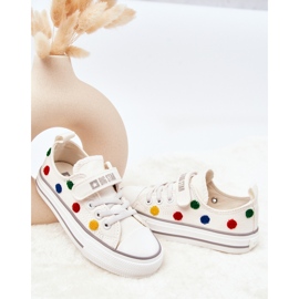 Kinderturnschuhe mit Klettverschluss Big Star JJ374053 Weiß 2